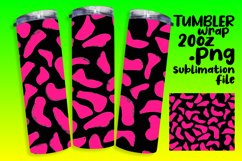 Abstract Neon Vortex Sublimation Wraps 20oz Product Image 1