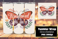 VIBRANT Sublimation Tumbler Design , Religious Product Image 1