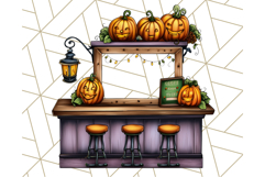 Ghost Café PNG Clipart, Cute Ghost Baristas Halloween Treats Product Image 2