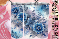 Enchanted Journeys 20oz tumbler wrap, Watercolor Pattern Product Image 1