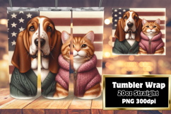 Perfect Gift: 20oz Tumbler Design , Dog and cat Product Image 1