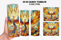 Skinny Tumbler 20oz Wrap Design, Summer Tumble PNG Design Product Image 1