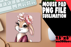 Enchanted Mouse Mat Designs, Cute Bunny Product Image 1