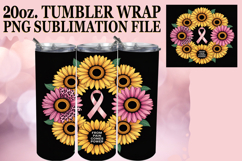 ENCHANTING HORIZONS 20oz TUMBLER WRAP, Breast Cancer Product Image 1