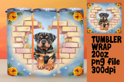 BEAUTIFUL 20oz Tumbler Artwork , Cute Dog Product Image 1
