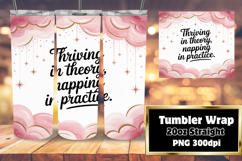 TRENDY 20oz Sublimation Artwork , Girl Quote Product Image 1