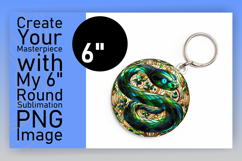 Dynamic Round Design for Keychains , Animals Product Image 1