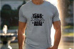 Gildan 64000 Tshirt Mockup, Black Tshirt Mockup 64000 Product Image 1