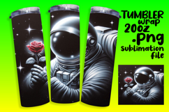 20oz Tumbler Graphic for Sublimation , Astronaut Product Image 1