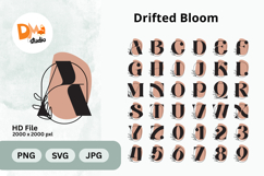 Drifted Bloom Monogram Product Image 1