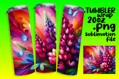 PLAYFUL 20oz Tumbler Design for Customization , Flowers Product Image 1