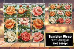 Summer Petal Power Sublimation Tumbler Wraps - 20oz Product Image 1