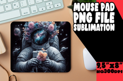 VIBRANT DESK PAD SUBLIMATION ART, Astronaut Product Image 1