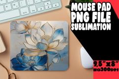 VIBRANT desk MAT PNG Inspiration, 3D Flower Product Image 1