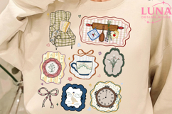 Grandma Core PNG, Hen in Nest Png, Vintage Style Cottagecore Product Image 2