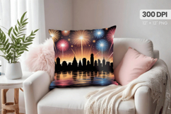 Happy New Year PNG Pillow, Festive New Year's Eve 2026 PNG Product Image 1