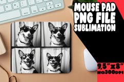 Joyful Dog Photo Sublimation Mouse Pad Design for Unique Gif Product Image 1
