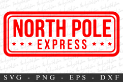 North Pole Express Svg | Christmas svg Product Image 1