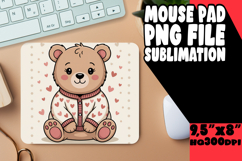 Bright MOUSE MAT Artistic Ideas, Valenines Animals Product Image 1