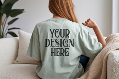 Seafoam Comfort Colors C1717 Shirt Mockup, CC 1717 T-shirt C Product Image 1
