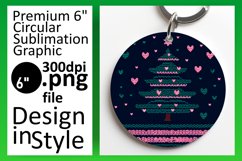 Cute Circle PNG Car Coaster Design , Holiday Product Image 1