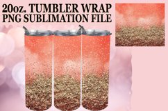 Glittery Leopard Pattern Tumbler Graphic: Sublimation - 20oz Product Image 1