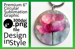 Floral Delight: 3D Round Designs Art PNG Product Image 1