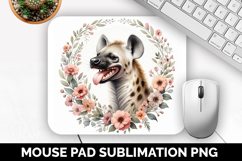 Hyena, Cute Animal Mouse Pad PNG, Animal Lover Gift Product Image 1