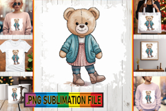 ENCHANTED TSHIRT Ideas PNG, Teddy Bear Product Image 1