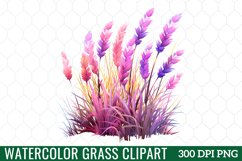 Watercolor Grass Clipart Product Image 1