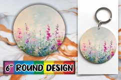 Spring Fling Sublimation Circle Design Blooming Beauty Product Image 1