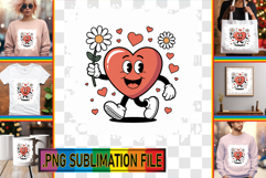 BRIGHT PNG Sublimation Magic, Valenines Heart Product Image 1