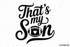 That&#039;s my Son Svg | Game Day Svg | Sport Svg | Svg Cut Files Product Image 1
