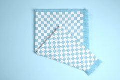 Dark Gray and White Rainbow Seamless Checkerboard Patterns Product Image 5