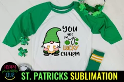 You are My Lucky Charm I St Patricks Day Gnome Sublimation Product Image 1