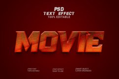 Movie Editable 3d Text Effect Style Product Image 1