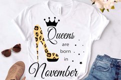 November birthday Queen svg, Living My Best Life, November Q Product Image 2