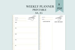 Weekly planner, women&#039;s planner, Family planner Product Image 1