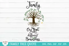Family quote SVG,Family one root different branches SVG,PNG Product Image 1