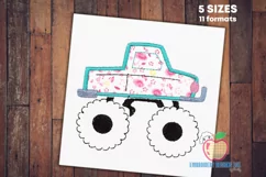 Cartoon Monster Truck Applique for Kids Product Image 1