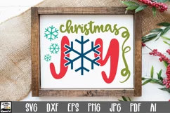 Christmas SVG Cut File - Christmas Joy SVG File Product Image 1