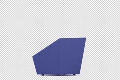 Isometric Arm Chair 3D isolated render Product Image 1