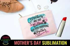 Mothers are Like Buttons I Mothers Day Sublimation Design Product Image 2