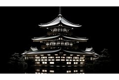modern architecture black background Product Image 1