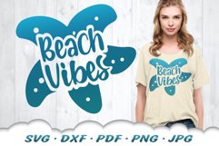 Starfish Beach Vibes SVG DXF Cut Files Product Image 1