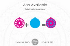 Earring template SVG | earrings SVG | faux leather template Product Image 4