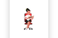 Girl reading book Product Image 1
