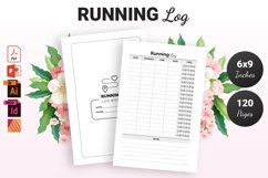 Running Log Book - KDP Interior Product Image 1