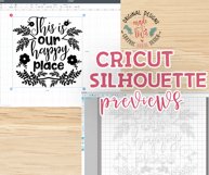 This is Our Happy Place Cut File Cut File - Sublimation Product Image 2