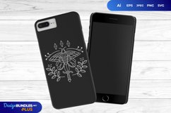 Monogram Moth and Dagger SVG Product Image 2